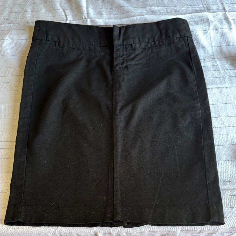Black Knee-Length Pencil Skirt for Work